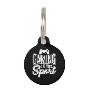 Gamer - Gamen is mijn favoriete sport Huisdierpenning