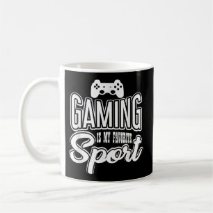 Gamer - Gamen is mijn favoriete sport Koffiemok