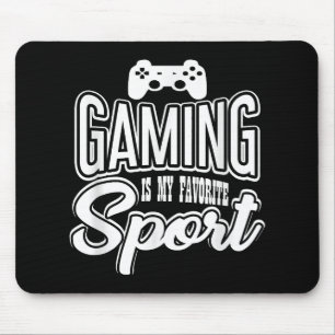 Gamer - Gamen is mijn favoriete sport Muismat