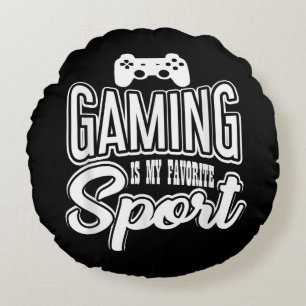 Gamer - Gamen is mijn favoriete sport Rond Kussen