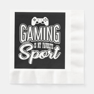 Gamer - Gamen is mijn favoriete sport Servet