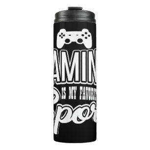 Gamer - Gamen is mijn favoriete sport Thermosbeker