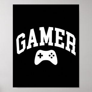 Gamer Gamen Spel Grappige Grafisch  Poster