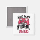 Gamer Gamer Videogames Controller Computer Game Magneet (Voorkant / Achterkant)