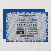 GAMER GAMING DIGITAL Bar Bat Mitzvah Uitnodiging (Voorkant / Achterkant)