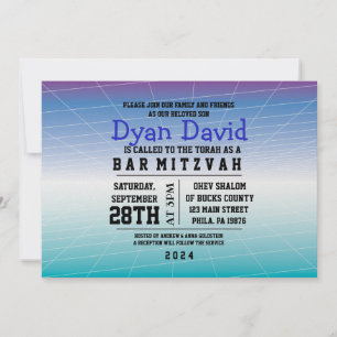 GAMER GAMING DIGITAL Bar Mitzvah Uitnodiging