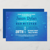 GAMER GAMING DIGITAL Bar Mitzvah Uitnodiging (Voorkant / Achterkant)