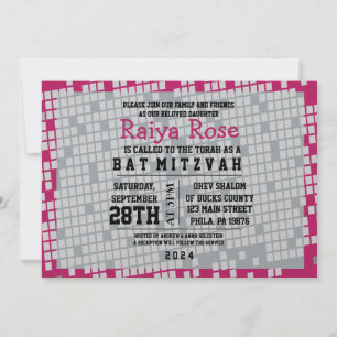 GAMER GAMING DIGITAL Bat Mitzvah Uitnodiging