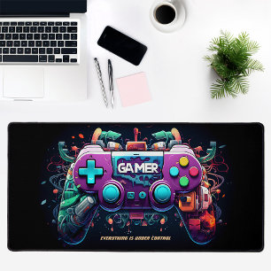 Gamer Gaming Joystick Gepersonaliseerde Desk Mat