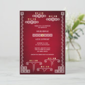 Gamer Geek Bruiloft Kaart (Staand voorkant)