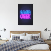 Gamer Geek Canvas Afdruk (Insitu (Slaapkamer))