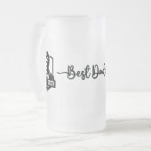 Gamer Geek Papa Happy Vaderdag | Matglas Bierpul (Voorkant links)