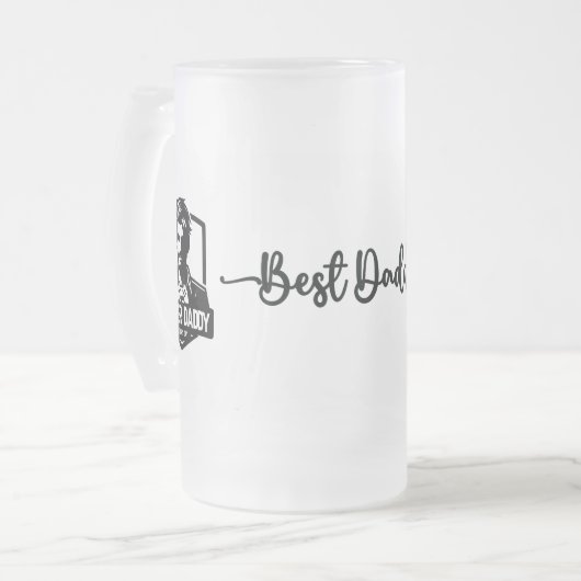 Gamer Geek Papa Happy Vaderdag | Matglas Bierpul (Voorkant links)