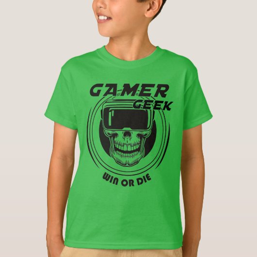 Gamer Geek T-Shirt (Voorkant)