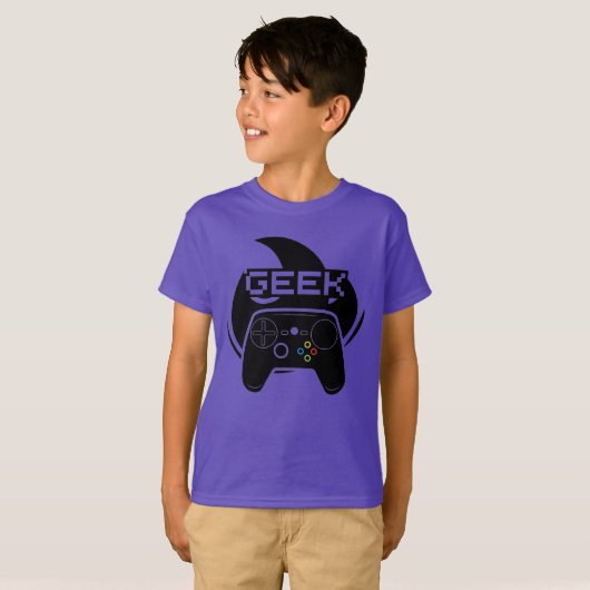 Gamer Geek T-Shirt (Voorkant volledig)