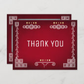 Gamer Geek Wedding Bedankkaart (Voorkant / Achterkant)