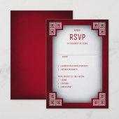 Gamer Geek Wedding RSVP Kaartje (Voorkant / Achterkant)