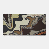 Gamer Gepersonaliseerd uniek modern Abstract spel Bureaumat (Voorkant)