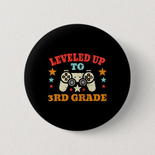 Gamer gestabiliseerd tot 3e klas derde eerste dag ronde button 5,7 cm