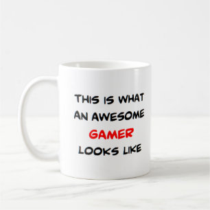 gamer, geweldige koffiemok