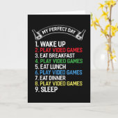 Gamer Gezegde Gaming Funny Gaming Gift Ideaal Kaart (Gele Bloem)