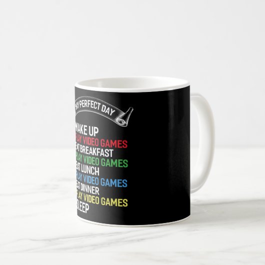 Gamer Gezegde Gaming Funny Gaming Gift Ideaal Koffiemok (Voorkant rechts)