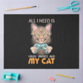 Gamer Gift | All I Need Is Video Games And My Cat Tissuepapier (Craft)