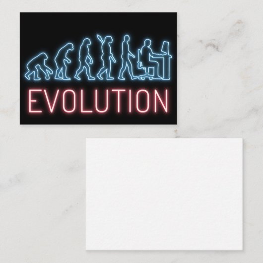 Gamer Gift | Gamer Evolution Visitekaartje (Voorkant / Achterkant)