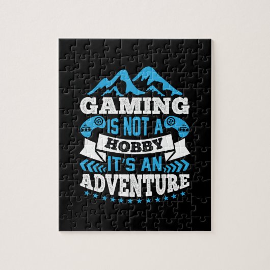 Gamer Gift Gaming is geen hobby Legpuzzel (Verticaal)