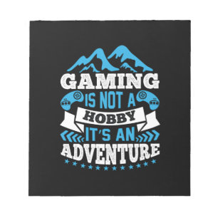 Gamer Gift Gaming is geen hobby Notitieblok