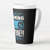 Gamer Gift Gaming Zone Latte Mok (Rechterhoek)