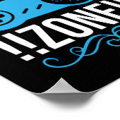 Gamer Gift Gaming Zone Poster (Hoek)