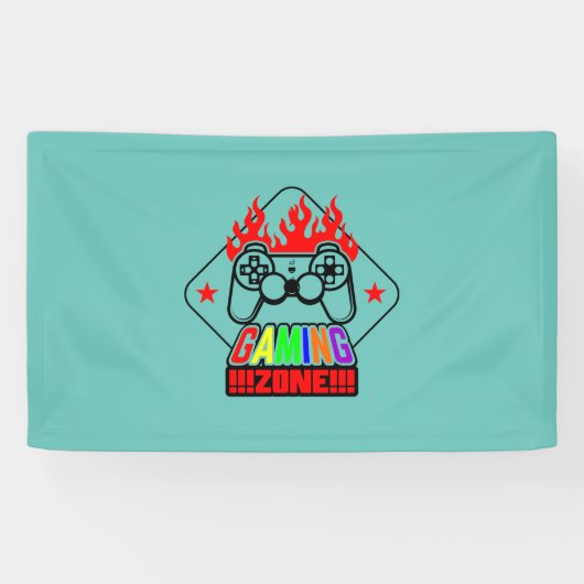 Gamer Gift Gaming Zone Spandoek (Horizontaal)