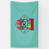 Gamer Gift Gaming Zone Spandoek (Verticaal)