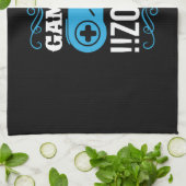 Gamer Gift Gaming Zone Theedoek (Gevouwen)