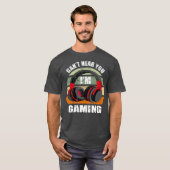 Gamer Gift Headset Funny Cant hoort je Im Gaming T-shirt (Voorkant volledig)