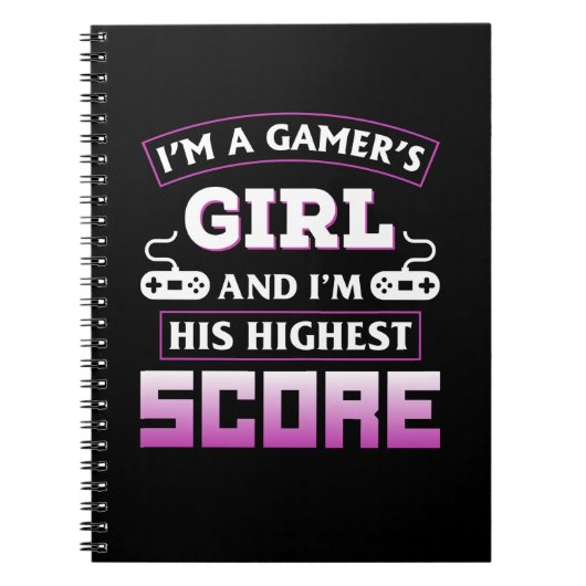 Gamer Gift I Am A Gamer Girl Notitieboek (Voorkant)