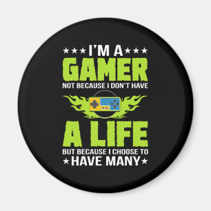 Gamer Gift I Am A Gamer Magneet