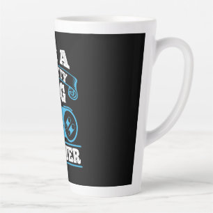 Gamer Gift Ik ben een  Big Gamer Latte Mok