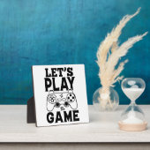 Gamer Gift - Let's Play the Game Fotoplaat (Insitu)