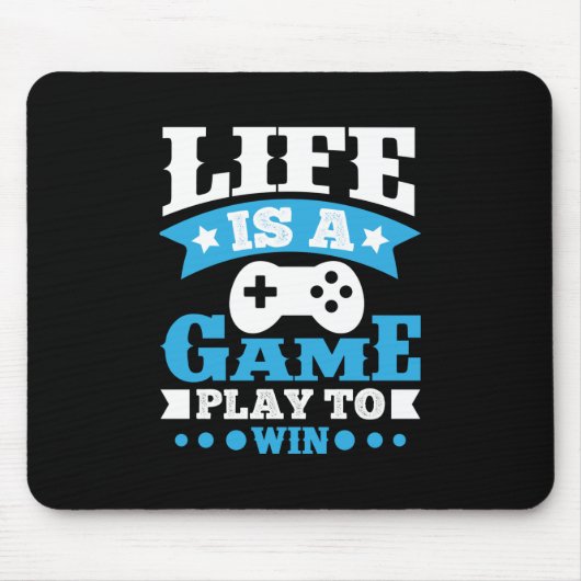 Gamer Gift Life is een spel Muismat (Voorkant)