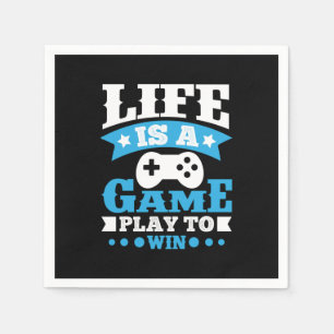 Gamer Gift Life is een spel Servet