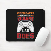 Gamer Gift Video Games Lag doet het Muismat (Met muis)
