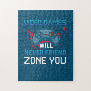 Gamer Gift Video Games zullen je nooit bevrijden Legpuzzel