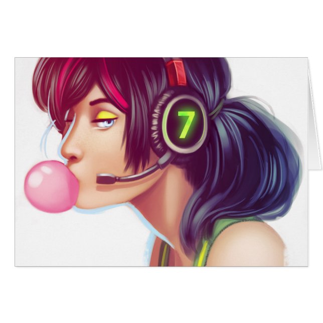 Gamer Girl (Voorkant Horizontaal)