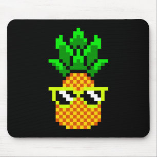 Gamer Girl Ananas Zonnebril Retro 8-bit Videospel Muismat