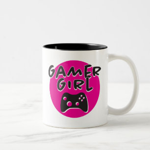 Gamer Girl Black 11 oz Two-Tone Mok