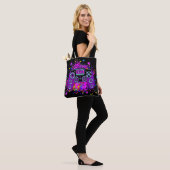 Gamer Girl Controller Paint Kleurrijk Plezier Tote Bag (Op model)
