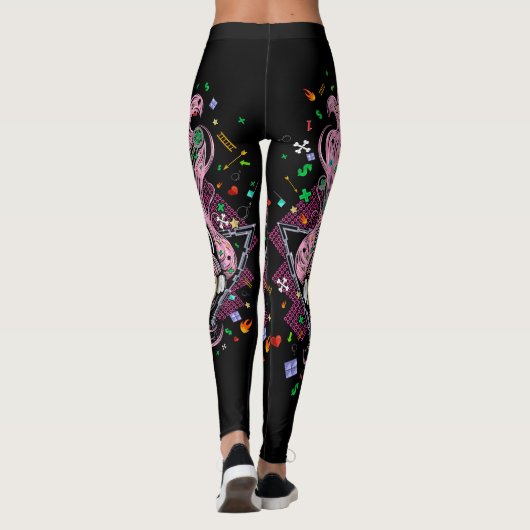 Gamer Girl Foam Board Leggings (Achterkant)