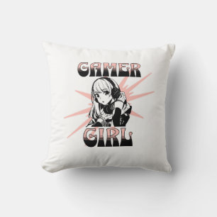 Gamer Girl   Gamen Kussen